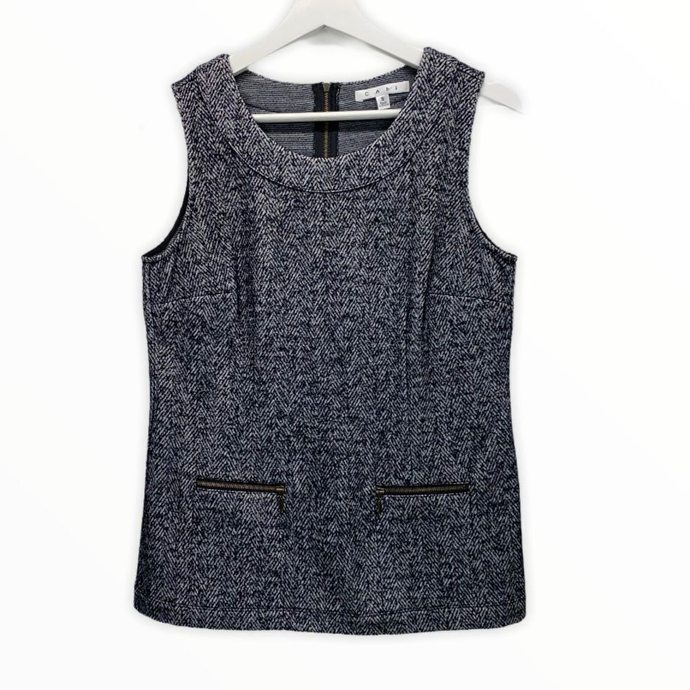 CAbi Women's CeCe sleeveless Top size Small